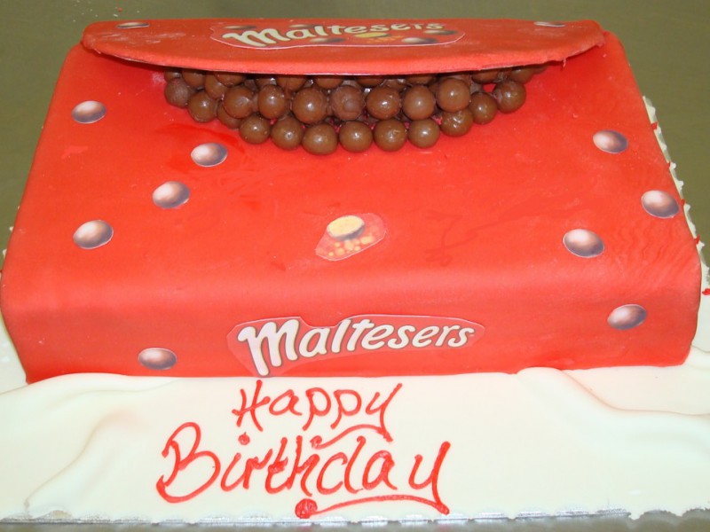Birthday Cake Malteser Box