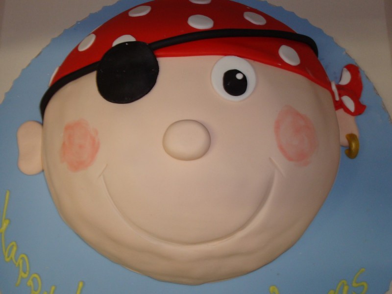 Pirate Head Cake