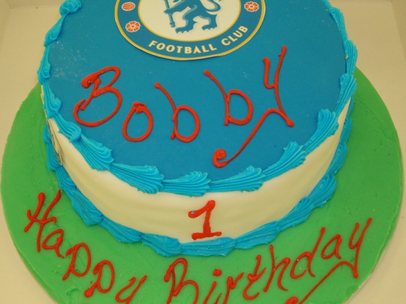 10" Round Chelsea Football Cake