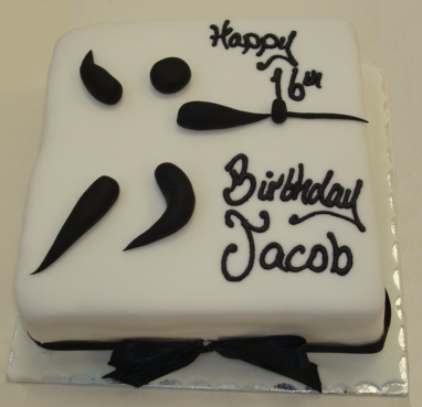 fencing silhouette cake